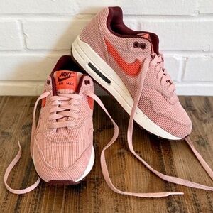 Nike Air Max 1 Coral Stardust Corduroy FB8915-600 SZ 4.5